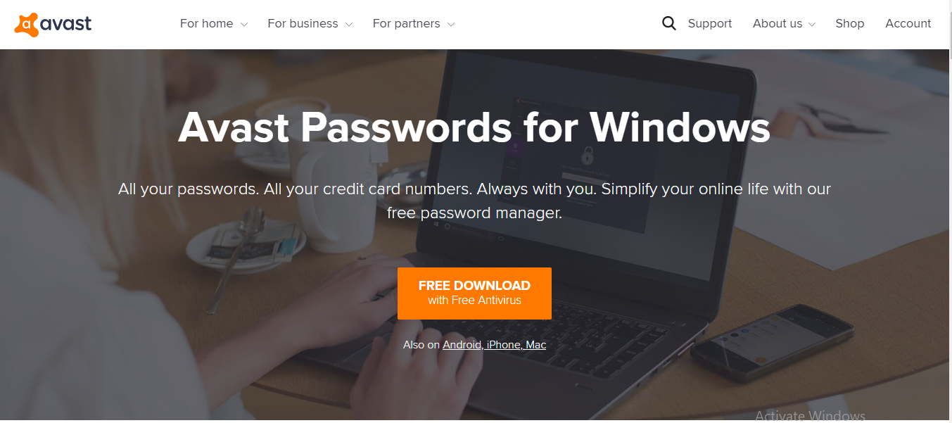 avast password generator