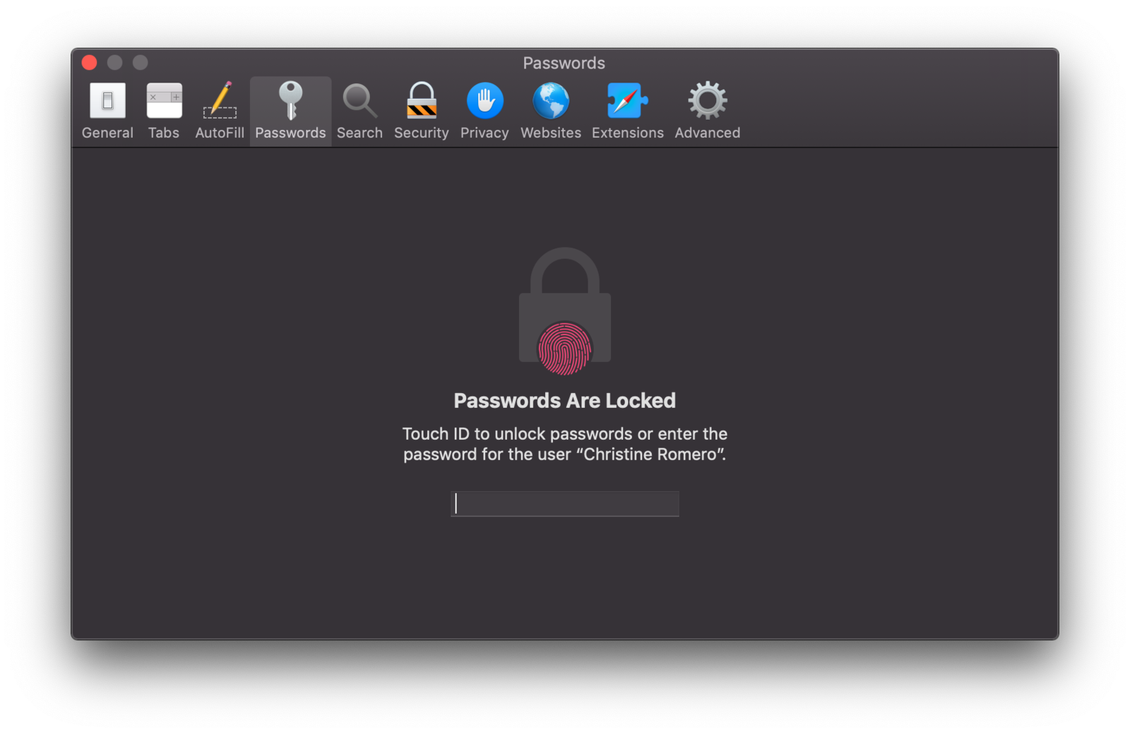 icloud keychain view passwords