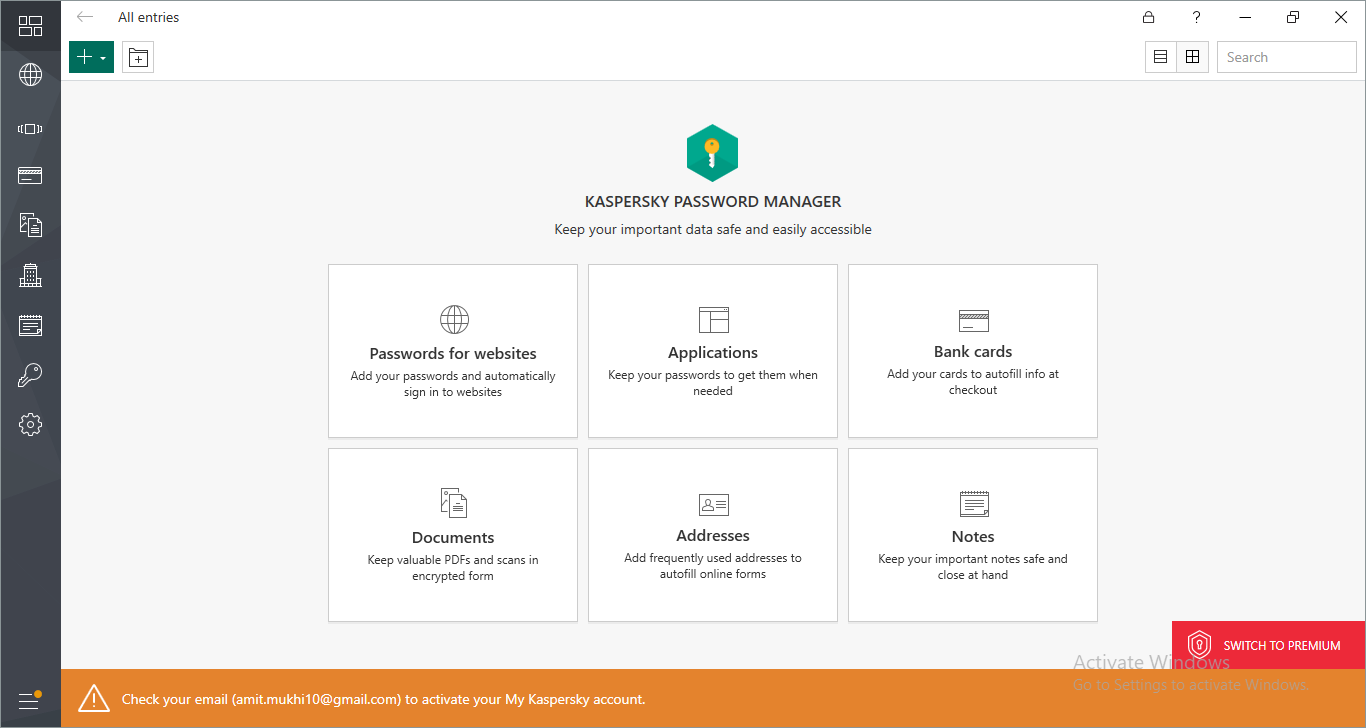 Kaspersky password manager install