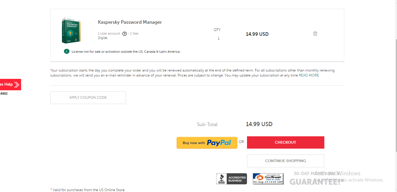 kaspersky password manager premium price