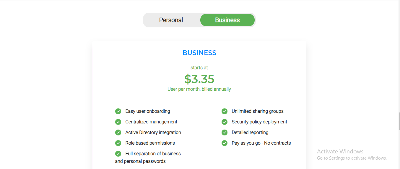 roboform business pricing