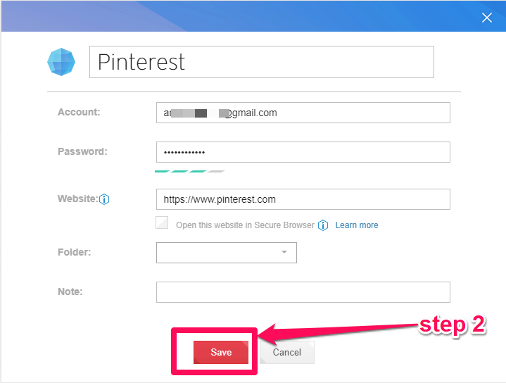 trend micro save password1