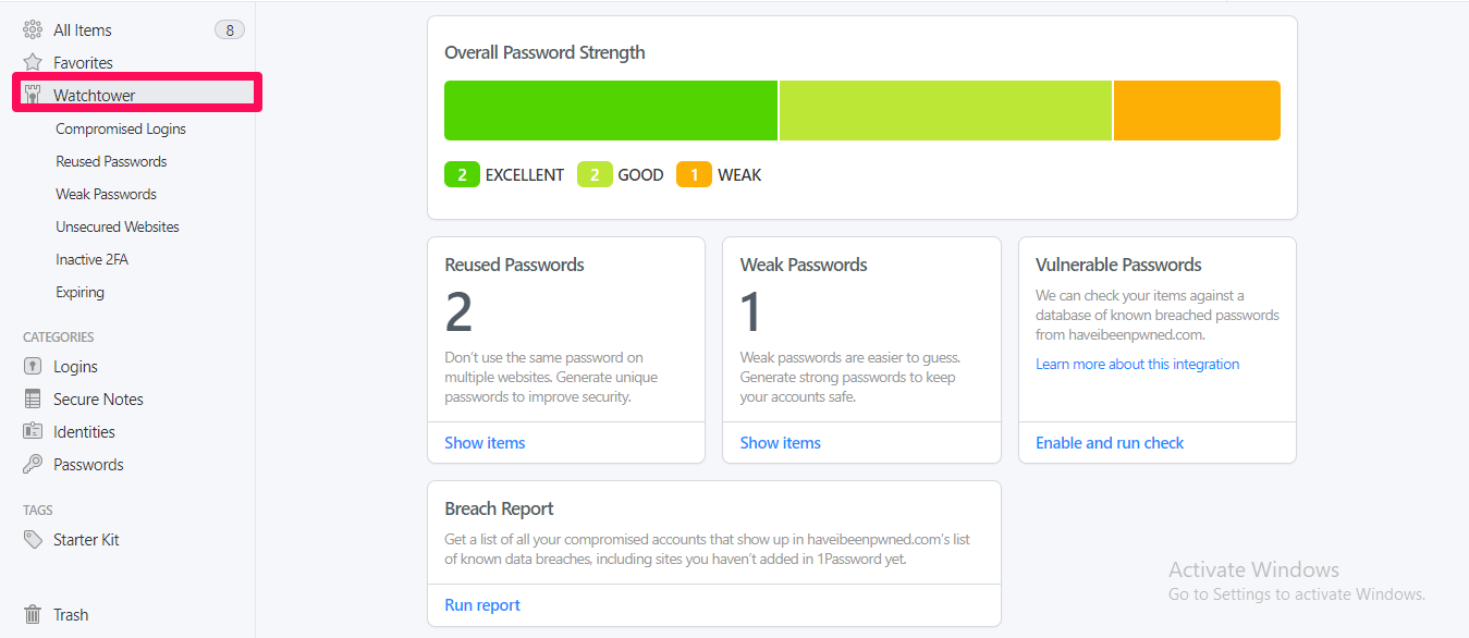 1password create new login