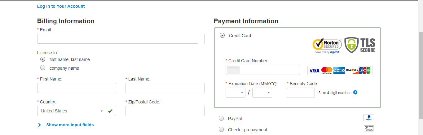 datavault payment methods