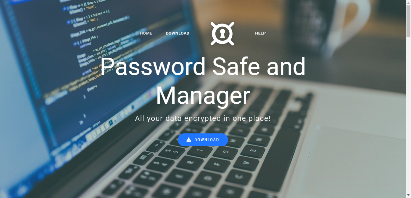 password safe and manager homepage