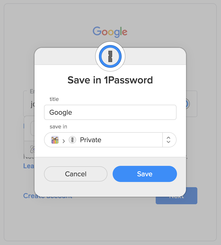 1password sign in