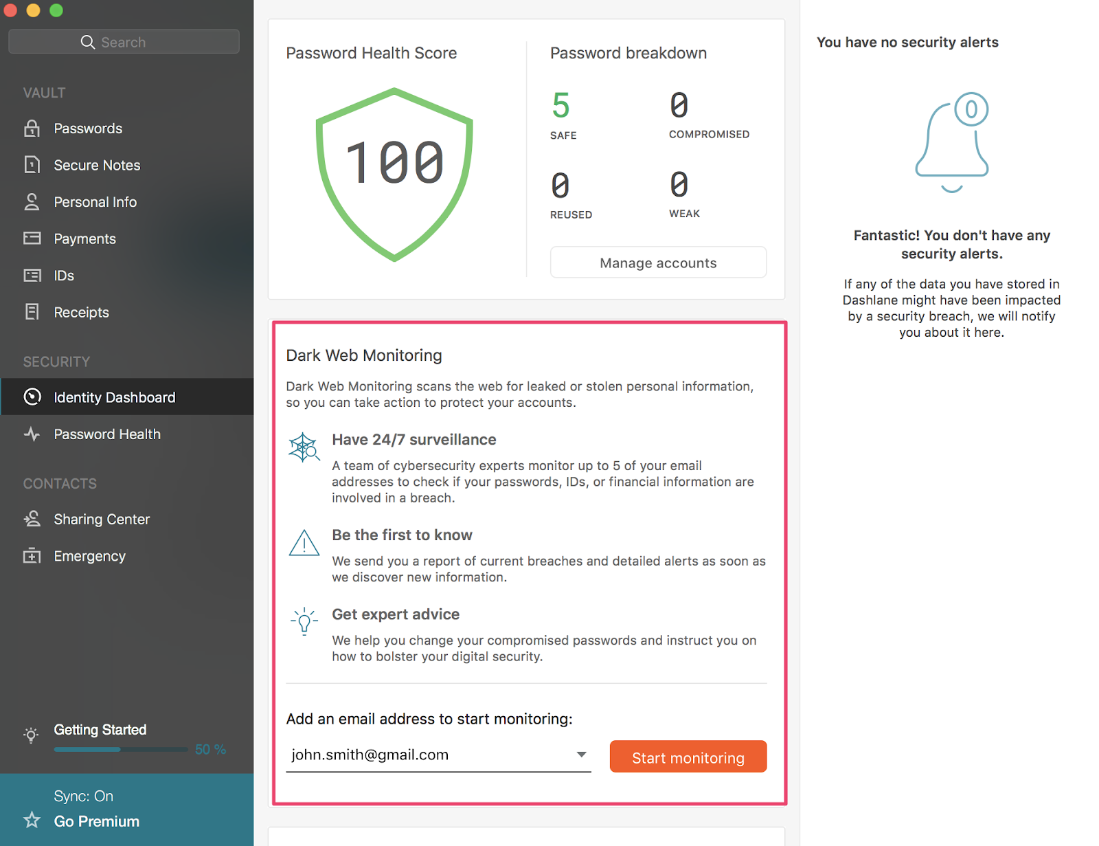 how to extend dashlane premium for free