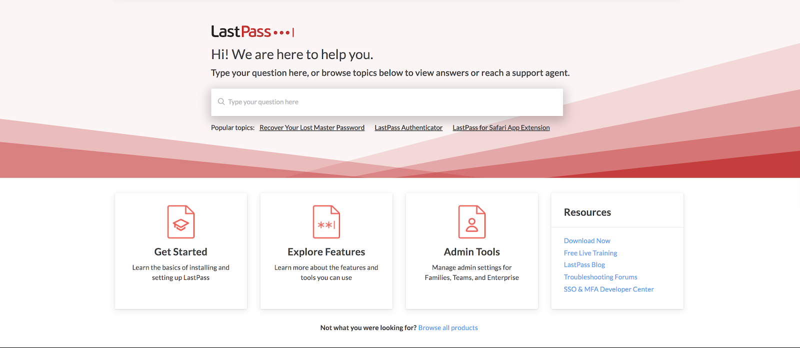 LastPass password manager knowledge base 