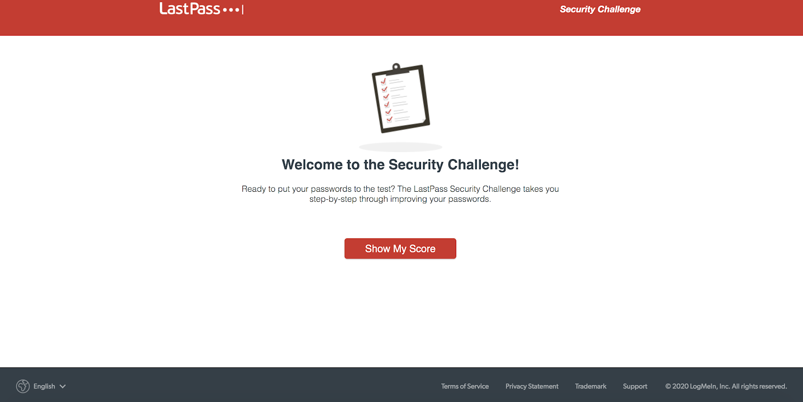 LastPass password manager security challenge